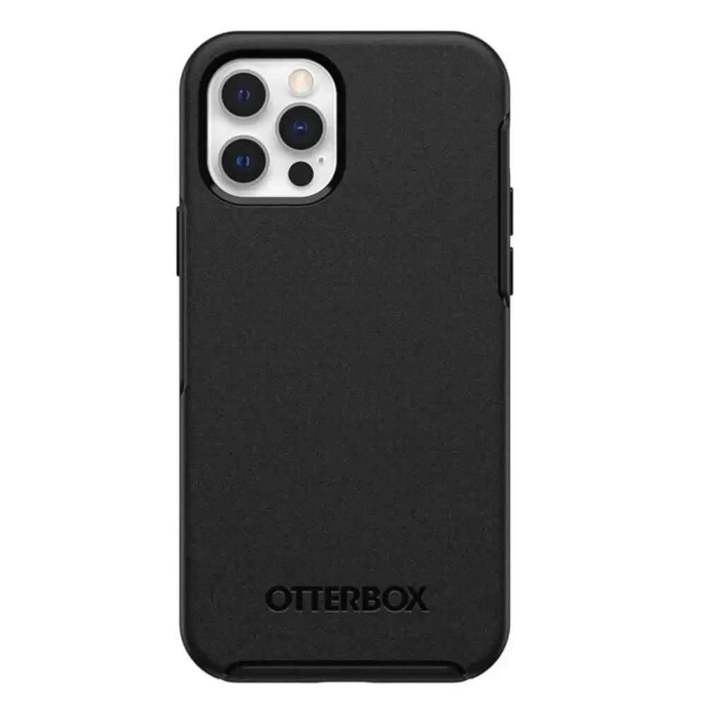 OtterBox iPhone 12 & iPhone 12 Pro Symmetry Series Case - Black, Ultra-Sleek